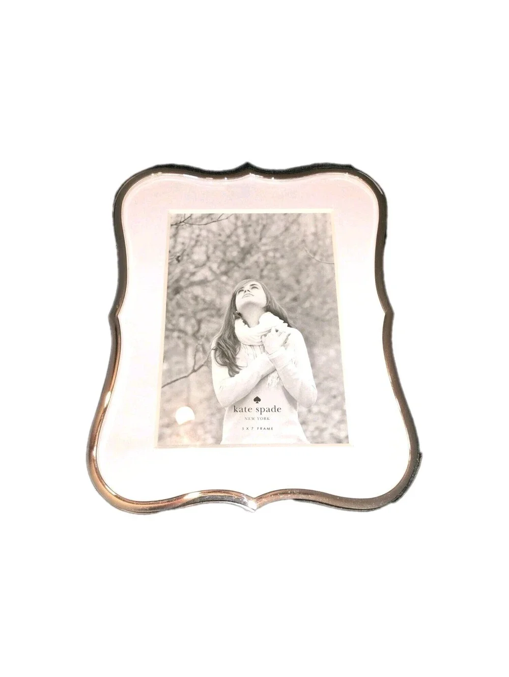 Kate Spade Lenox Gold Tone Over Silver Plate 5X7